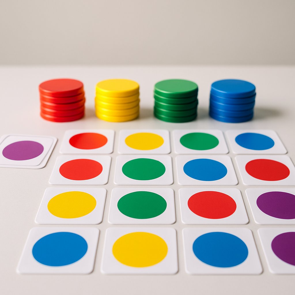 Simon color sequence game for adults